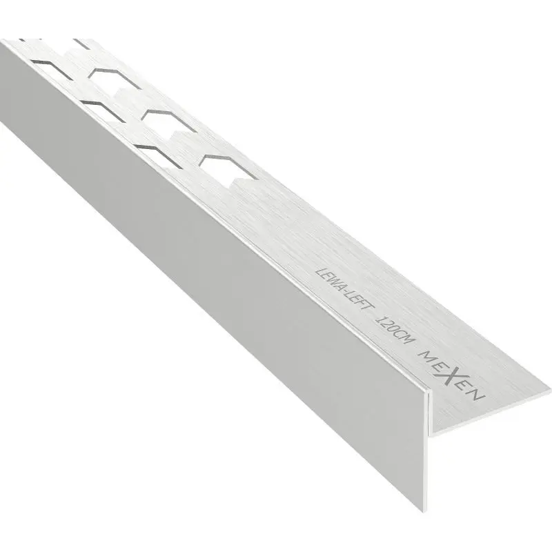 MEXEN Line-B spádová lišta podlahová 120 cm levá, nerez 181001120L