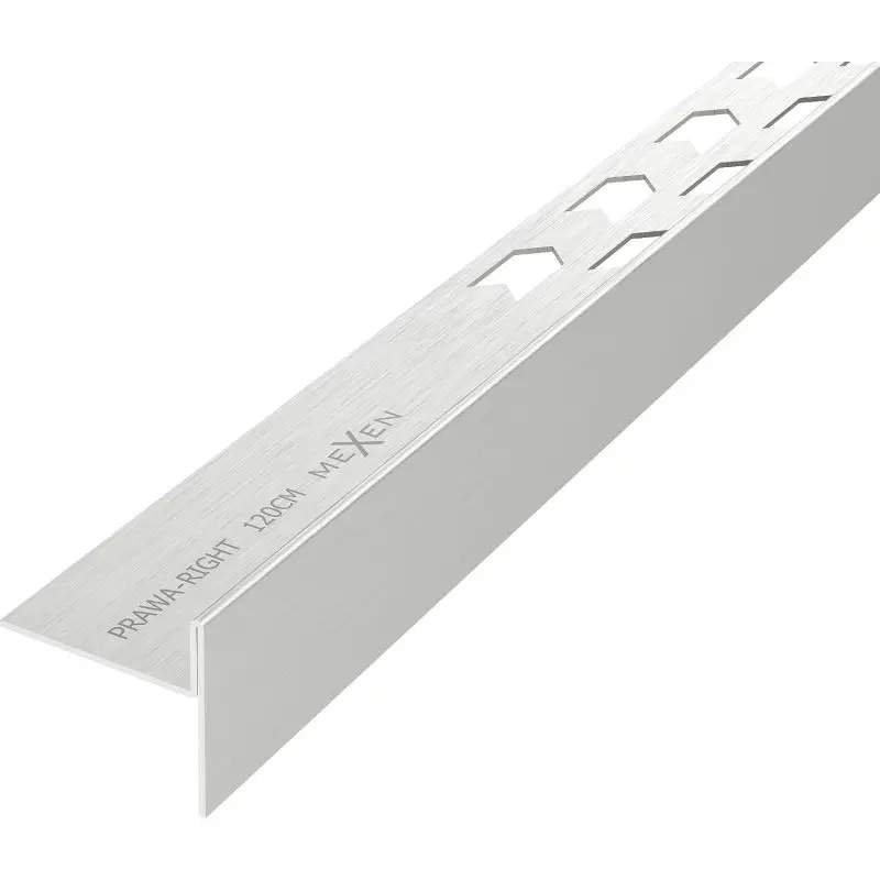 MEXEN Line-B spádová lišta podlahová 120 cm pravá, nerez 181001120R