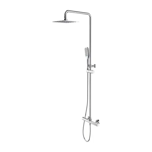 OMNIRES Y - Sprchový set s termostatem, 20x20 cm, chrom Y1244X-6-KCR