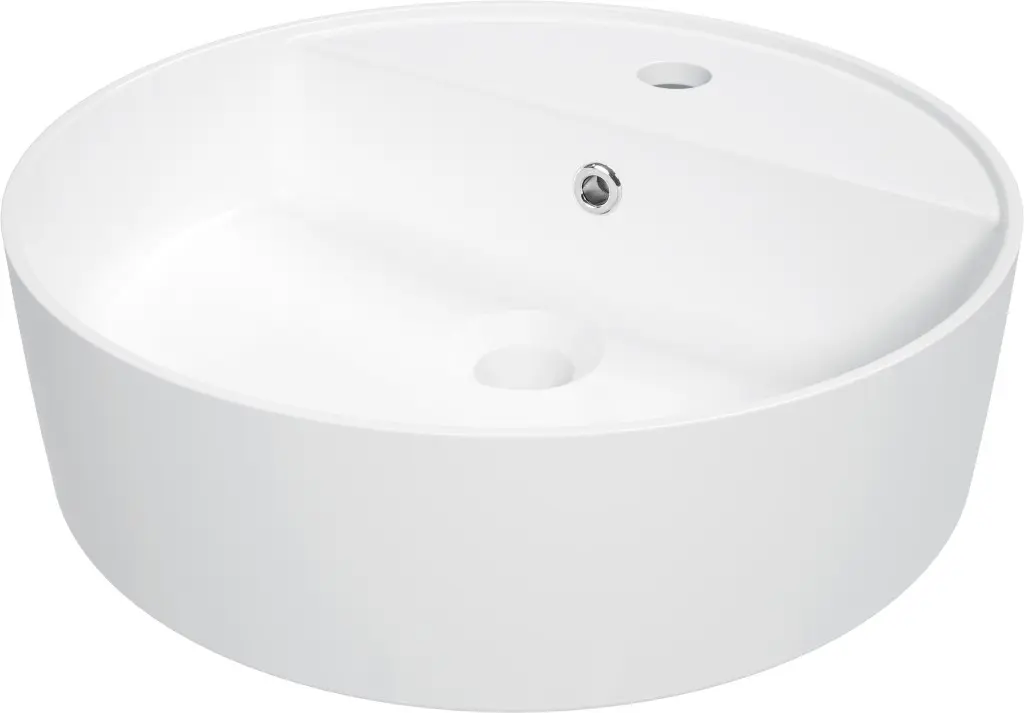 Deante Umyvadlo na desku Round ø42 cm - CGR 6U4B, keramika