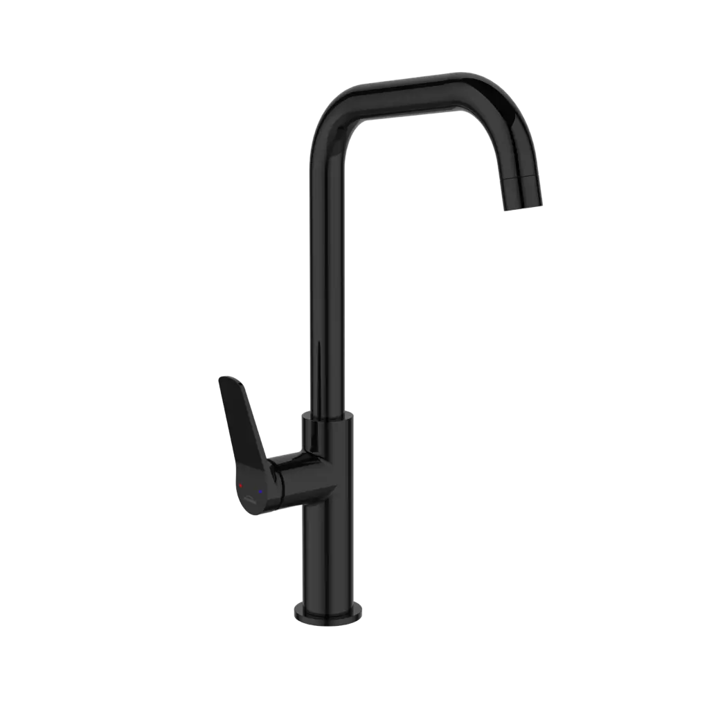 INVENA Dřezová baterie Alonia Trend, černý lesk BZ-70-004-V