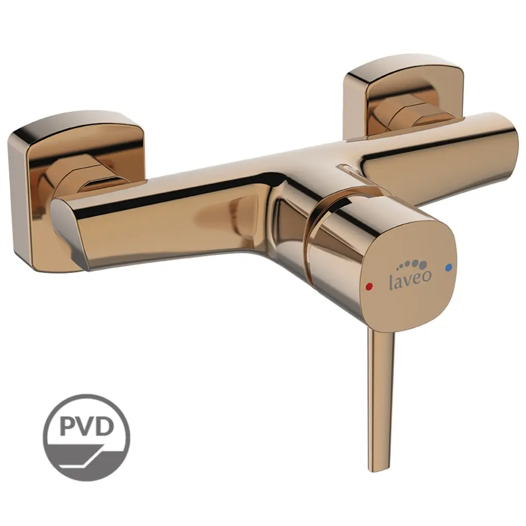 Laveo Sprchová baterie Pola - BAP_840D, růžové zlato lesk