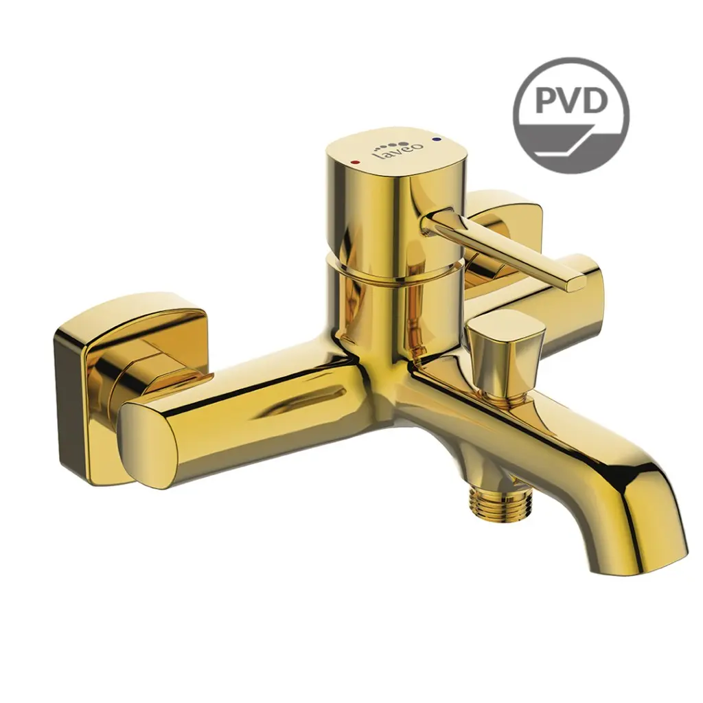 Laveo Vanová baterie Pola - BAP_G10B, zlatá kartáčovaná