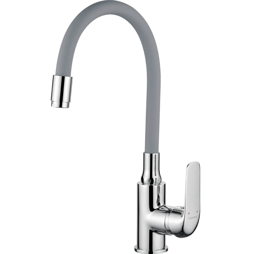 Kuchinox Dřezová baterie Elza s flexibilním raménkem - BKE_961D, šedá mat/chrom