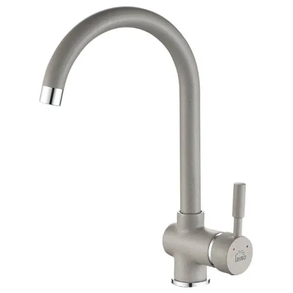 Laveo Dřezová baterie Lete s otočným raménkem - BQX_968D, šedý granit