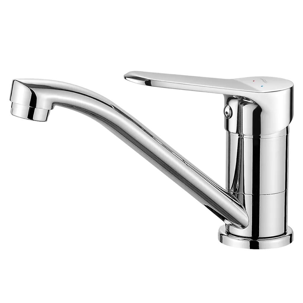 Kuchinox ATEZ stojánková umyvadlová baterie s otočným ramínkem, chrom BTK_026D