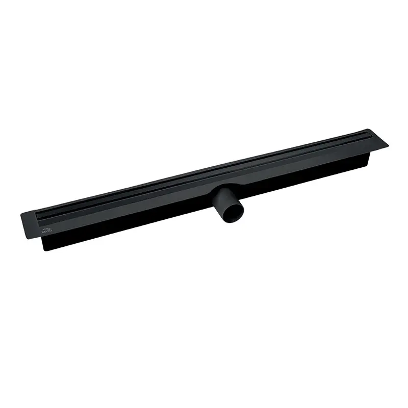Laveo Sprchový odtokový žlab Slim 100 cm - COS_710D, černá kartáčovaná