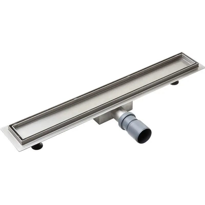 Laveo Sprchový odtokový žlab Plado 60 cm - COV_260D, nerez kartáčovaná