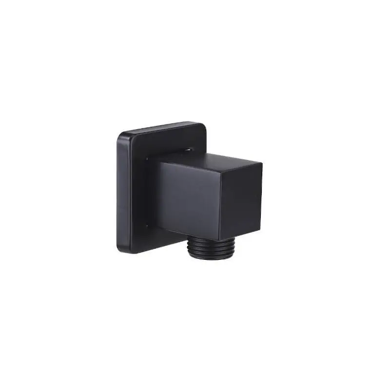 Laveo Kvadrato úhlové připojení sprchové hadice,černá NPQ_761K