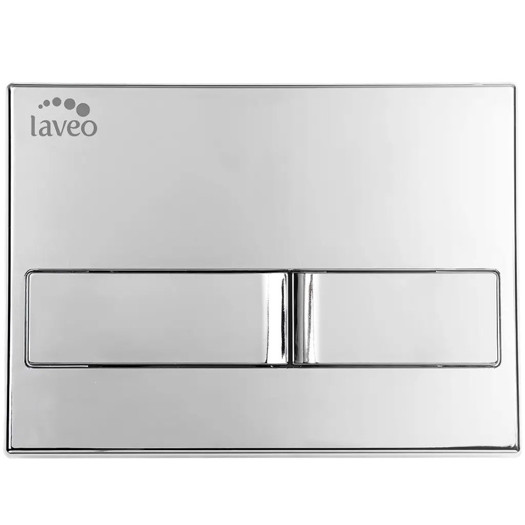 Laveo Ovládací tlačítko pro WC podomítkové moduly Beni - VPB_095V, chrom