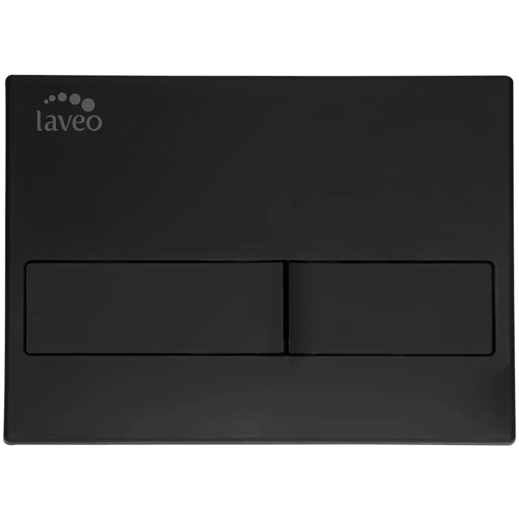 Laveo Ovládací tlačítko pro WC podomítkové moduly Beni - VPB_795V, černá