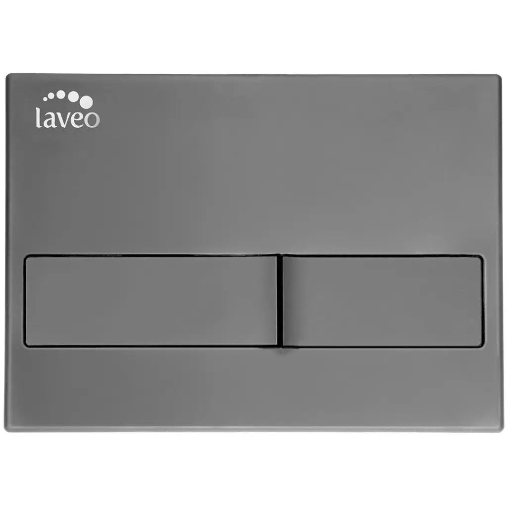 Laveo Ovládací tlačítko pro WC podomítkové moduly Beni - VPB_995V, grafit