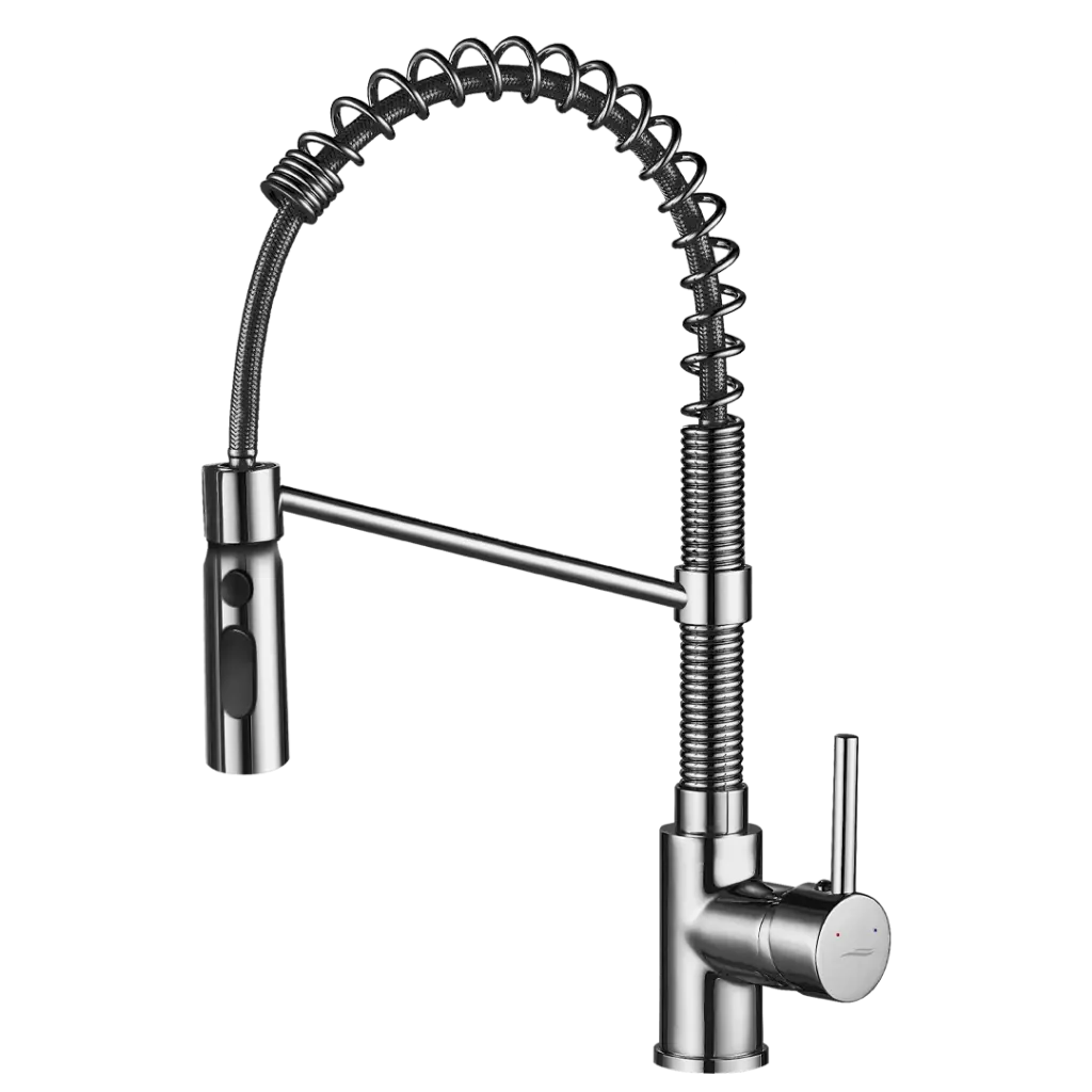 Kuchinox Dřezová baterie Serpen s flexibilním raménkem a 3-funkční sprškou - BKP_06SD, chrom
