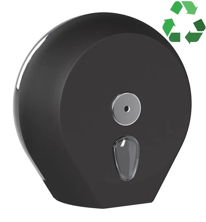 SAPHO ECOLORED zásobník na toaletní papír max. Ø 23cm, ABS, Soft Touch, černá mat A75610VB