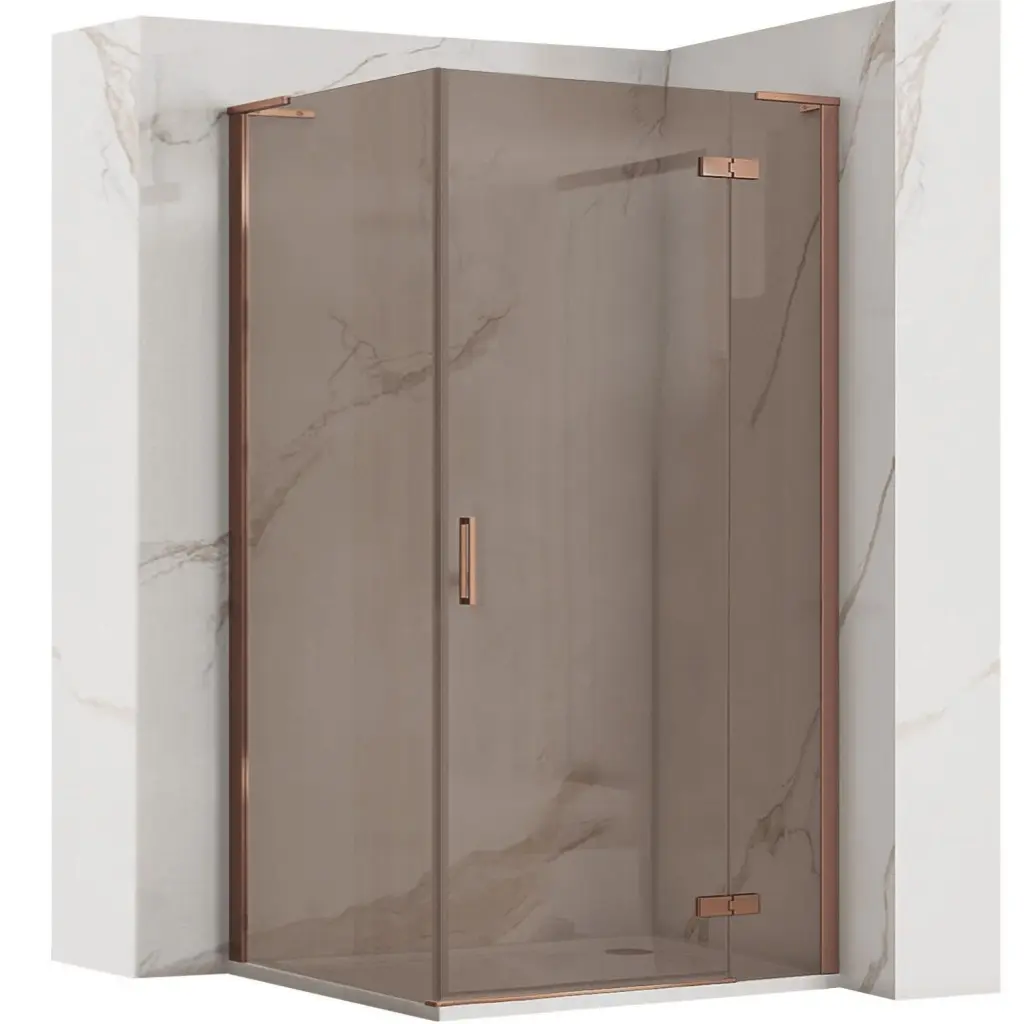 REA/S Sprchová kabina Hugo 90x80 Copper Brush KPL-K6965