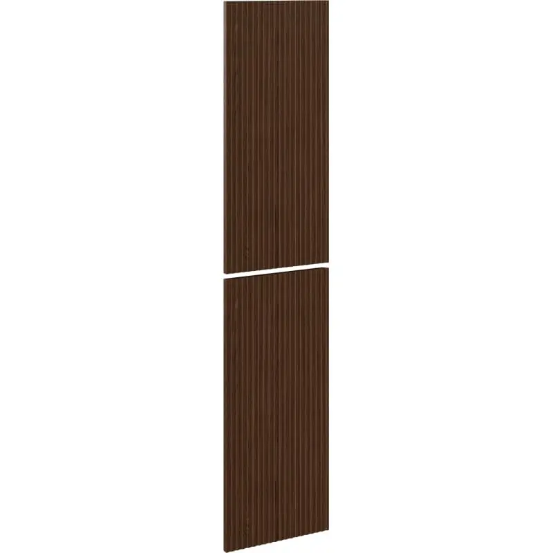 MEXEN Rivel čelo pro koupelnovou skříňku reliéf 35 x 80 cm (2 ks.), ořech 91A21-1600-300-2-86