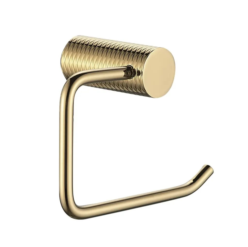 REA Držák na toaletní papír 9711 Prism Brush Gold REA-98024