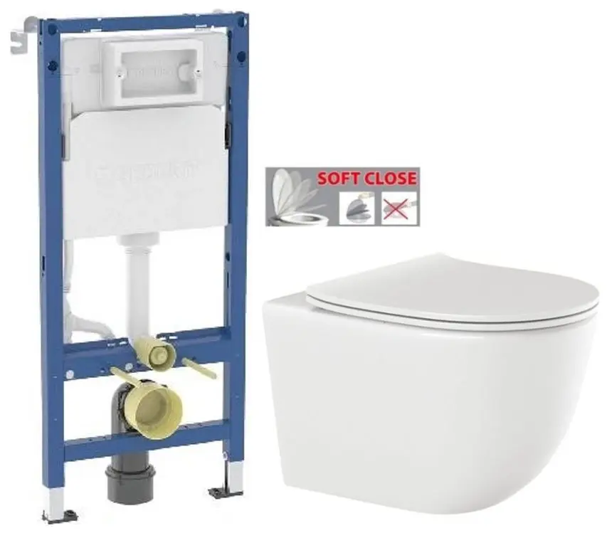 GEBERIT DuofixBasic bez tlačítka + WC INVENA TINOS  + SEDÁTKO 458.103.00.2 X NO1