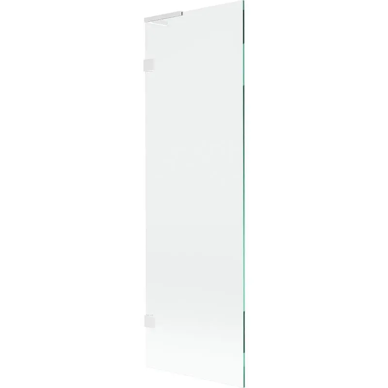 MEXEN/S Lunar L vanová zástěna FIX 60 x 150, transparent, bílá 897L-060-000-20-00