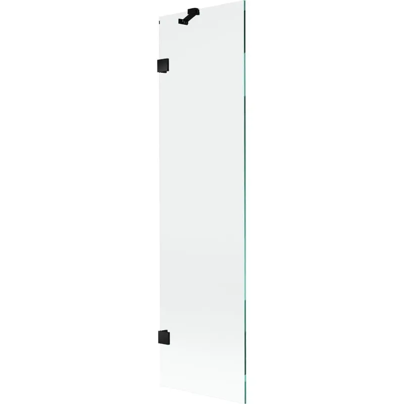 MEXEN/S Lunar vanová zástěna FIX 50 x 150, transparent, černá 897-050-000-70-00