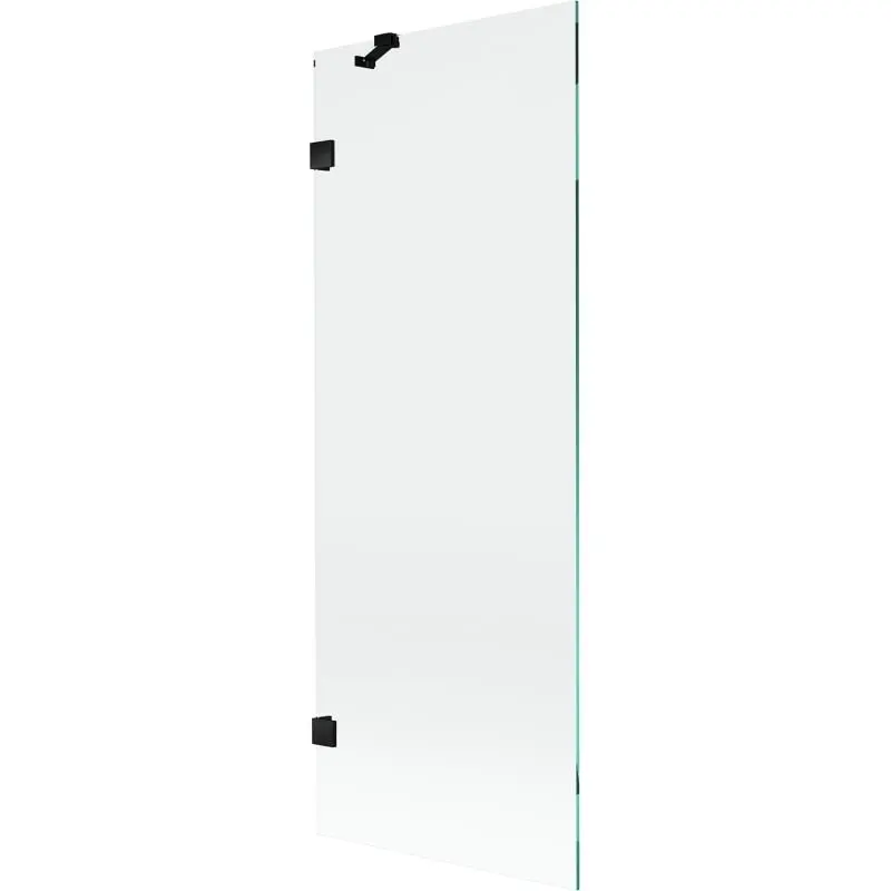 MEXEN/S Lunar vanová zástěna FIX 70 x 150, transparent, černá 897-070-000-70-00