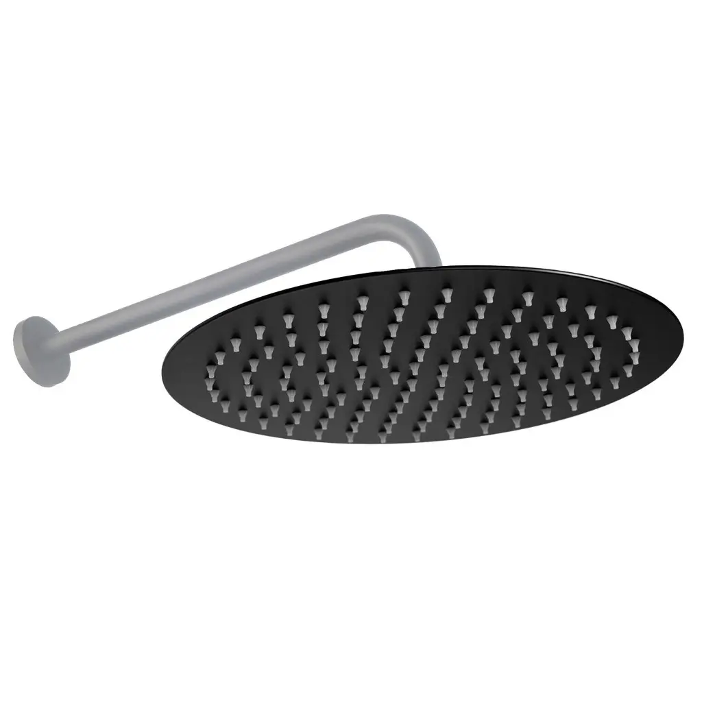 REA Dešťová sprcha Black Matt 25cm REA-P0501