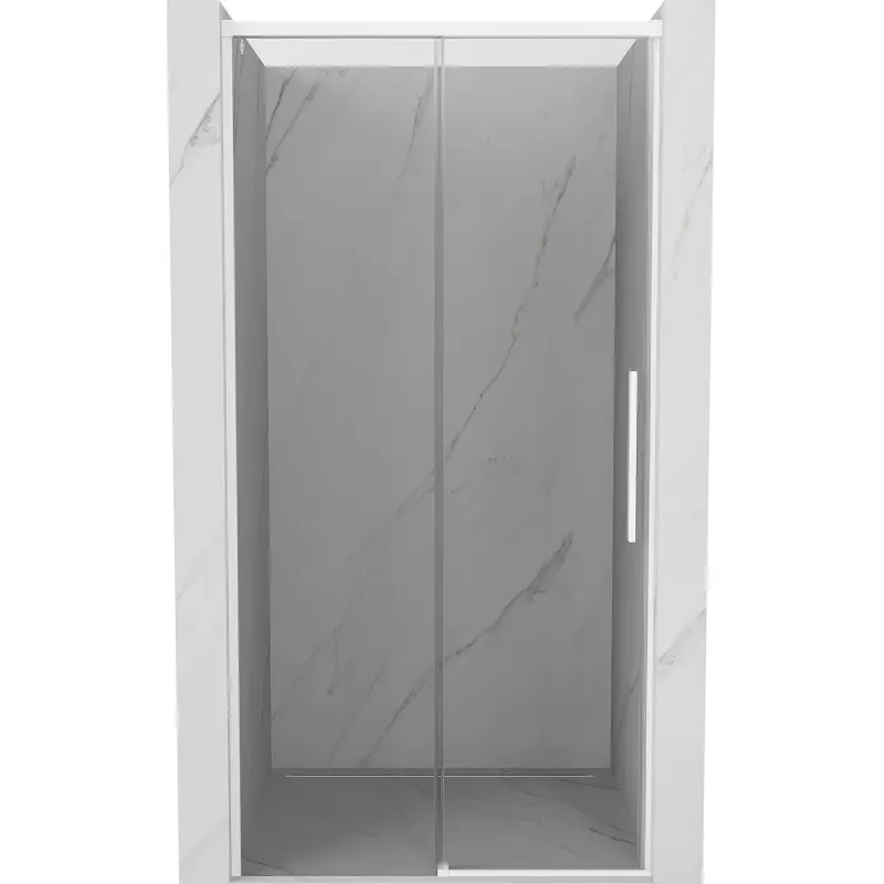 MEXEN/S Rox posuvné sprchové dveře 100, transparent, bílá 8C2-100-000-20-00