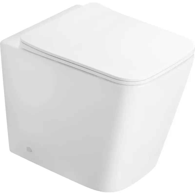 MEXEN Cube mísa wc stojící Rimless včetně sedátka s slow slim, duroplast, bílá lesk 32924000