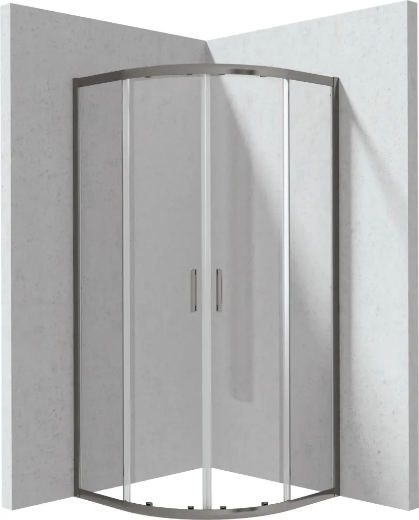 DEANTE Funkia Evo půlkulatý sprchový kout, půlkulatý, 90x90 cm, KYP_D099P