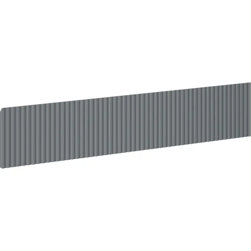 MEXEN Rivel čelo pro koupelnovou skříňku reliéf 80 x 20, grafit mat 91A20-0800-235-1-66
