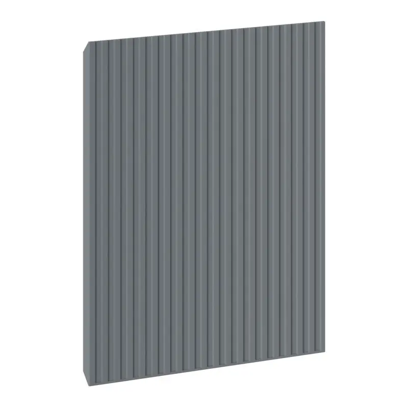 MEXEN Rivel čelo pro koupelnovou skříňku reliéf 45 x 43,5, grafit mat 91A21-0450-470-1-66