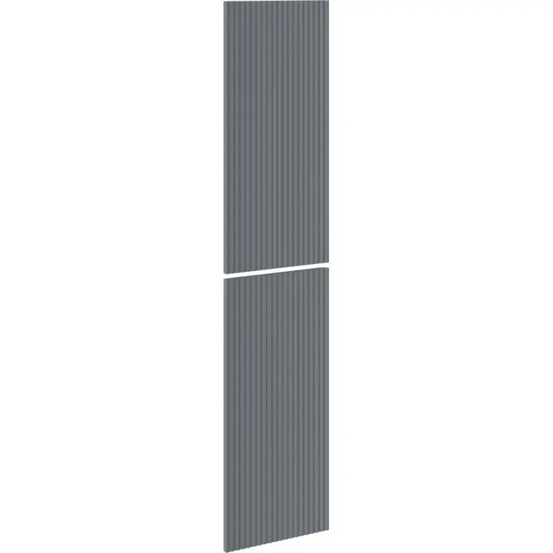 MEXEN Rivel čelo pro koupelnovou skříňku reliéf 35 x 80 cm (2 ks.), grafit mat 91A21-1600-300-2-66