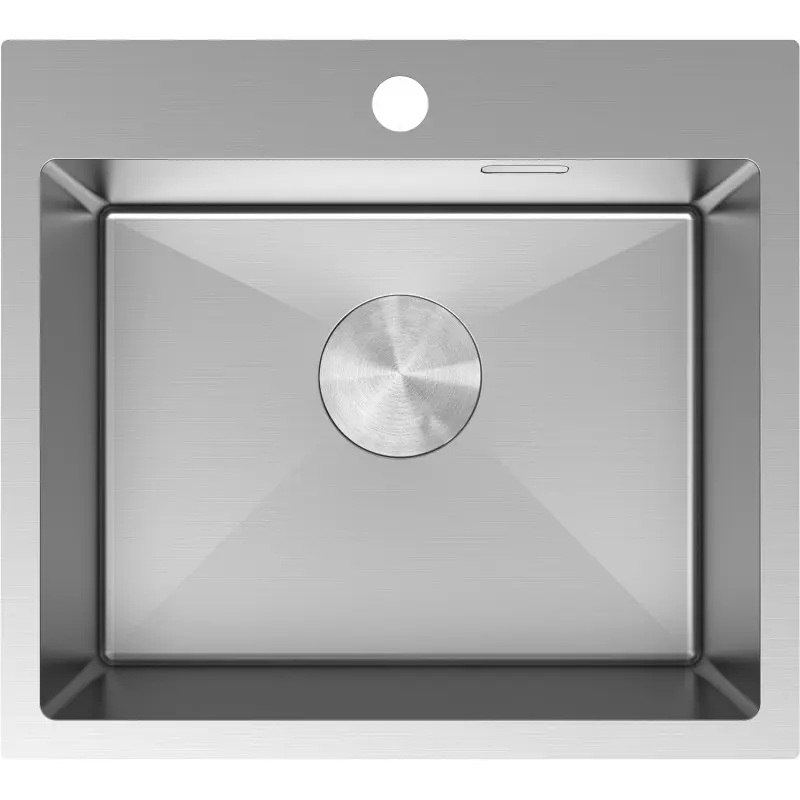 MEXEN Solix ocelový dřez 1-bowl 500 x 450 mm, nerez 6402501000-01