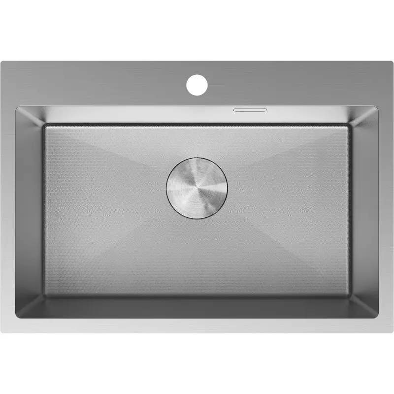 MEXEN Solix ocelový dřez 1-bowl 650 x 450 mm, nerez HC 6403651000-01HC