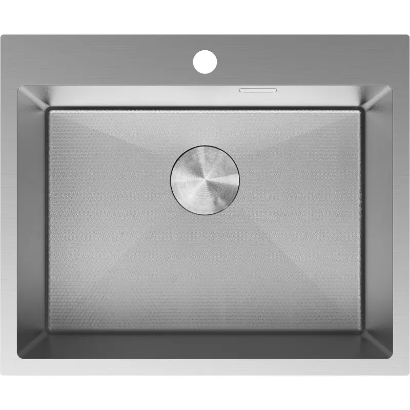 MEXEN Solix ocelový dřez 1-bowl 600 x 500 mm, nerez HC 6408601000-01HC
