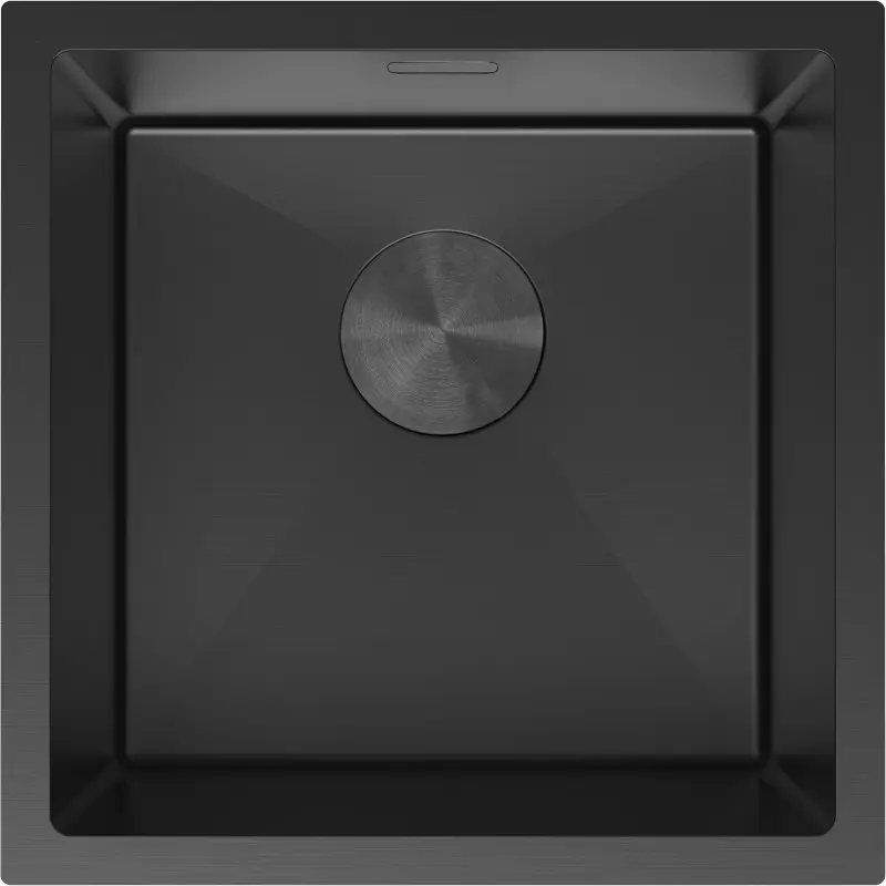 MEXEN Trixo ocelový dřez 1-bowl 440 x 440 mm, černá 6413441000-70