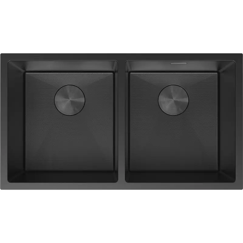 MEXEN Binox ocelový dřez 2-bowl 800 x 450 mm, černá HC 6421802000-70HC