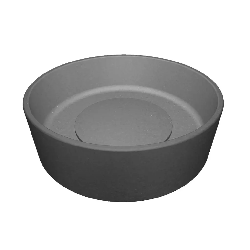 Kuchinox Umyvadlo na desku Cliff ø43 cm - VGC1510T, granit, šedé