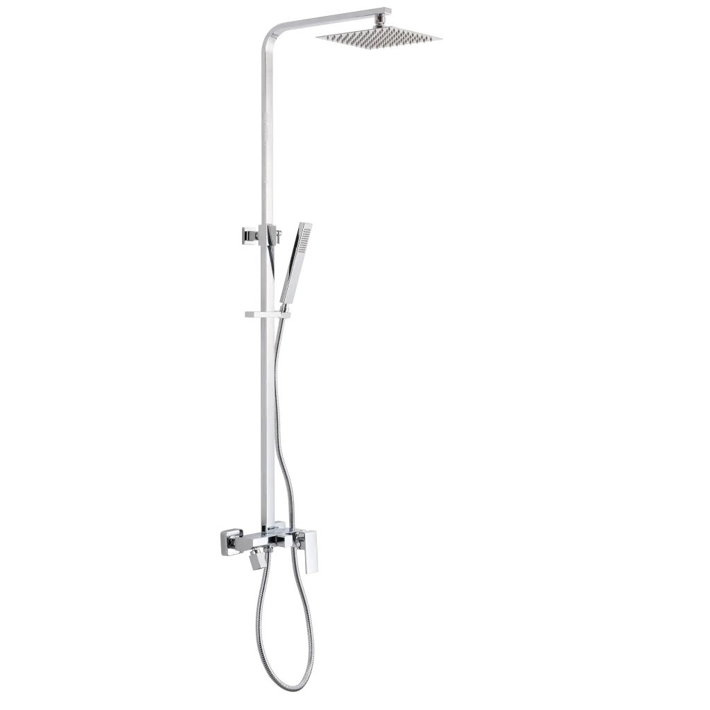 INVENA Dešťová sprcha s baterií sprchovou paros trend chrom; AU-33-B01-C