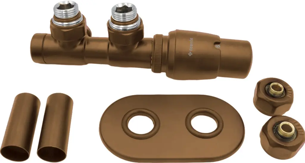 DEANTE Matte brown ventil termostatický, pro koupelnové topení pravý; AGI_CZP1