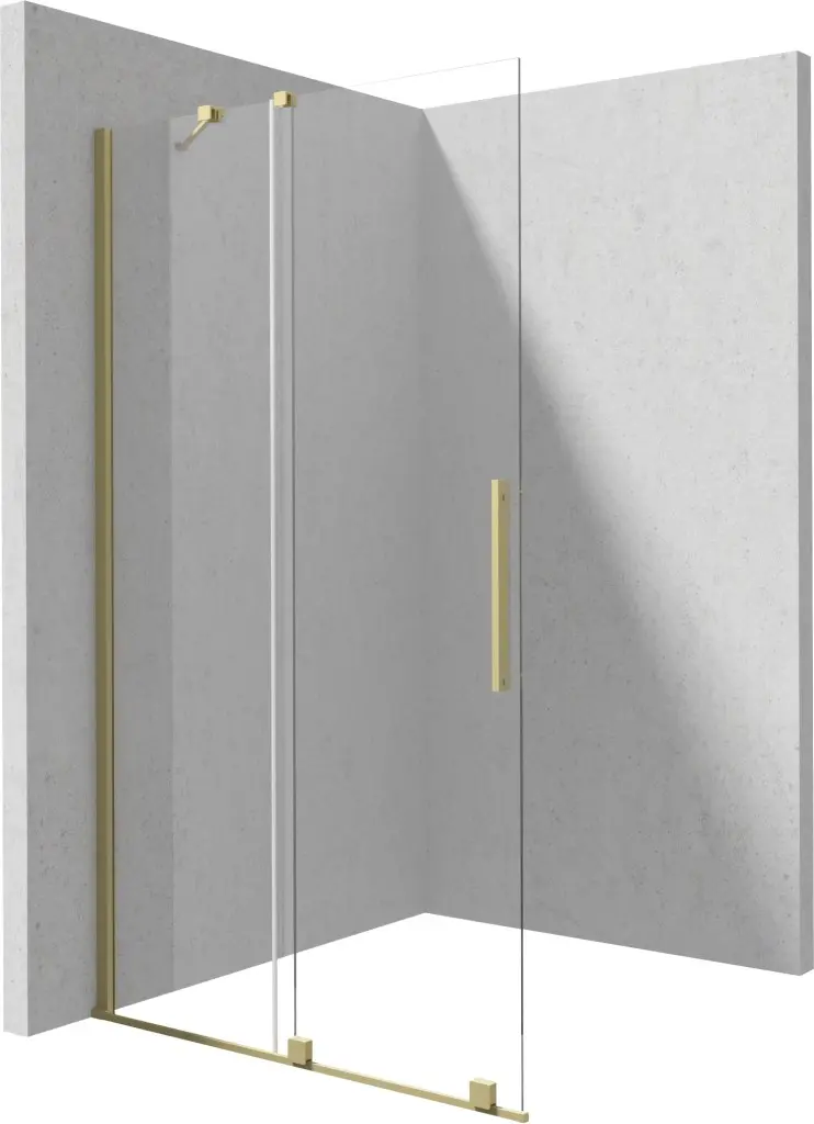 DEANTE Prizma krátká ke kolmé stěně/dlouhá k paralelní stěně sprchová stěna, walk-in, 80 cm posuvná; KTJ_R38R