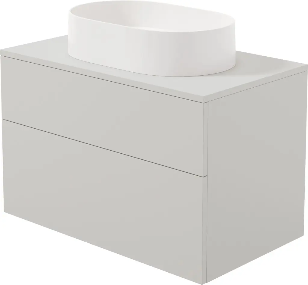DEANTE Prizma cashmere koupelnová skříňka, s granitovým umyvadlem 55x35 cm; SDKB8SAU6S