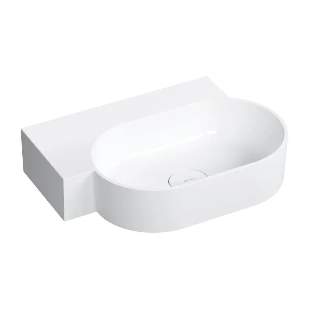 OMNIRES Ovo M+ - Umyvadlo 56x39 cm, bez přepadu, bez otvoru pro baterii,
