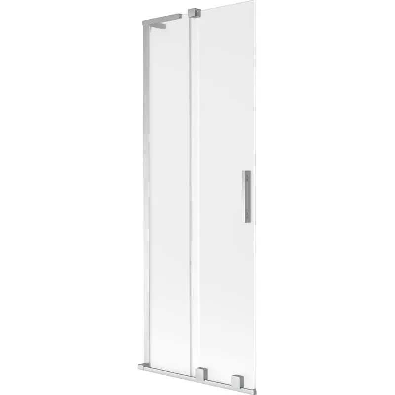 MEXEN/S Velar L dvoukřídlá posuvná vanová zástěna 70 x 150, dekor, chrom 896-070-003-31-01