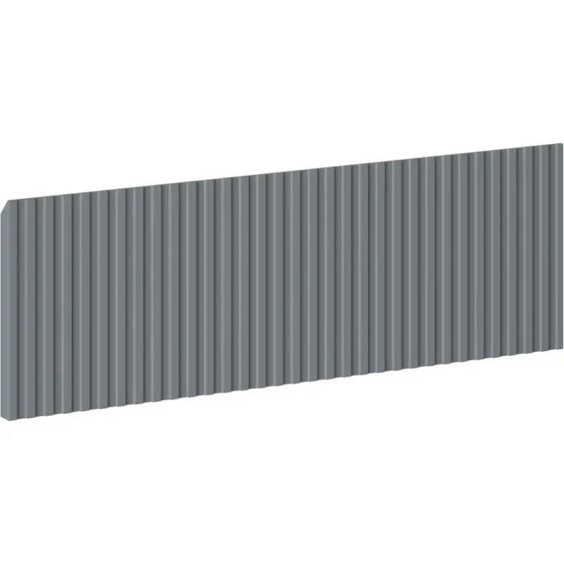 MEXEN Rivel čelo pro koupelnovou skříňku reliéf 70 x 20, grafit mat 91A20-0700-235-1-66