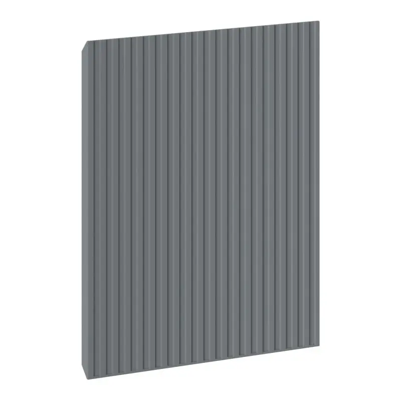 MEXEN Rivel čelo pro koupelnovou skříňku reliéf 30 x 43,5, grafit mat 91A21-0300-470-1-66