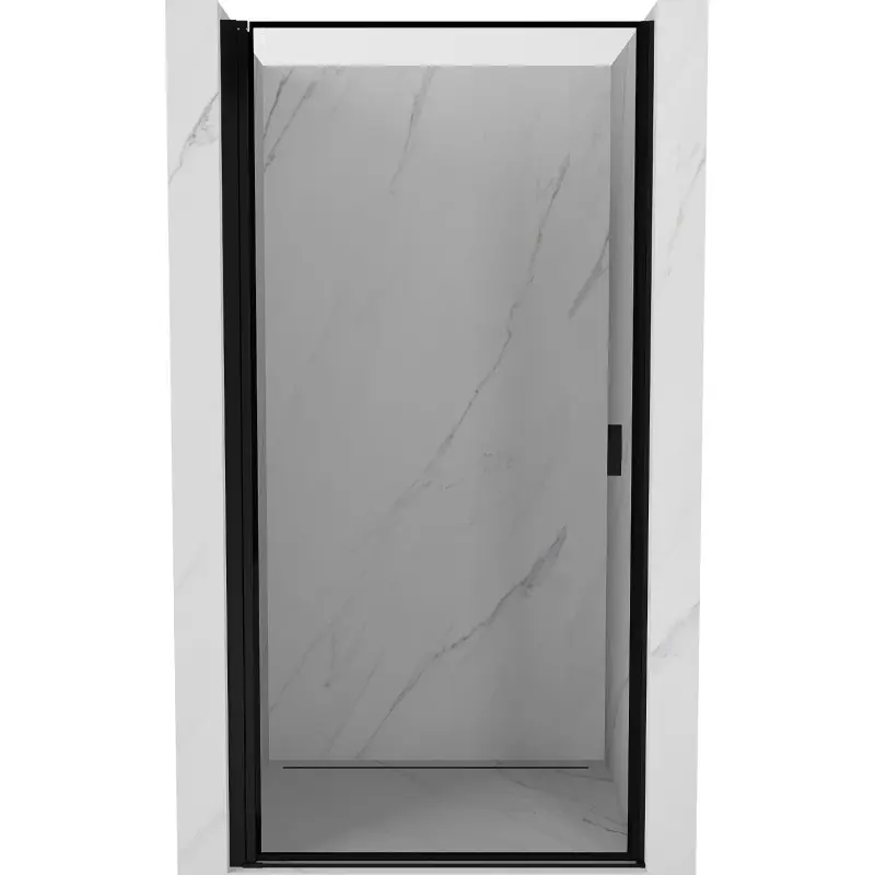 MEXEN MIST dveřní část (1d) 70x200 cm 6mm černá, okraj, levé 8A2-070-000-70-70-L