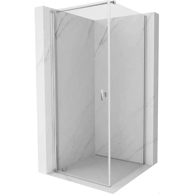 MEXEN/S Mist-B sprchový kout dveře křídlové 70 x 70, transparent, chrom 8A2T-070-070-01-00