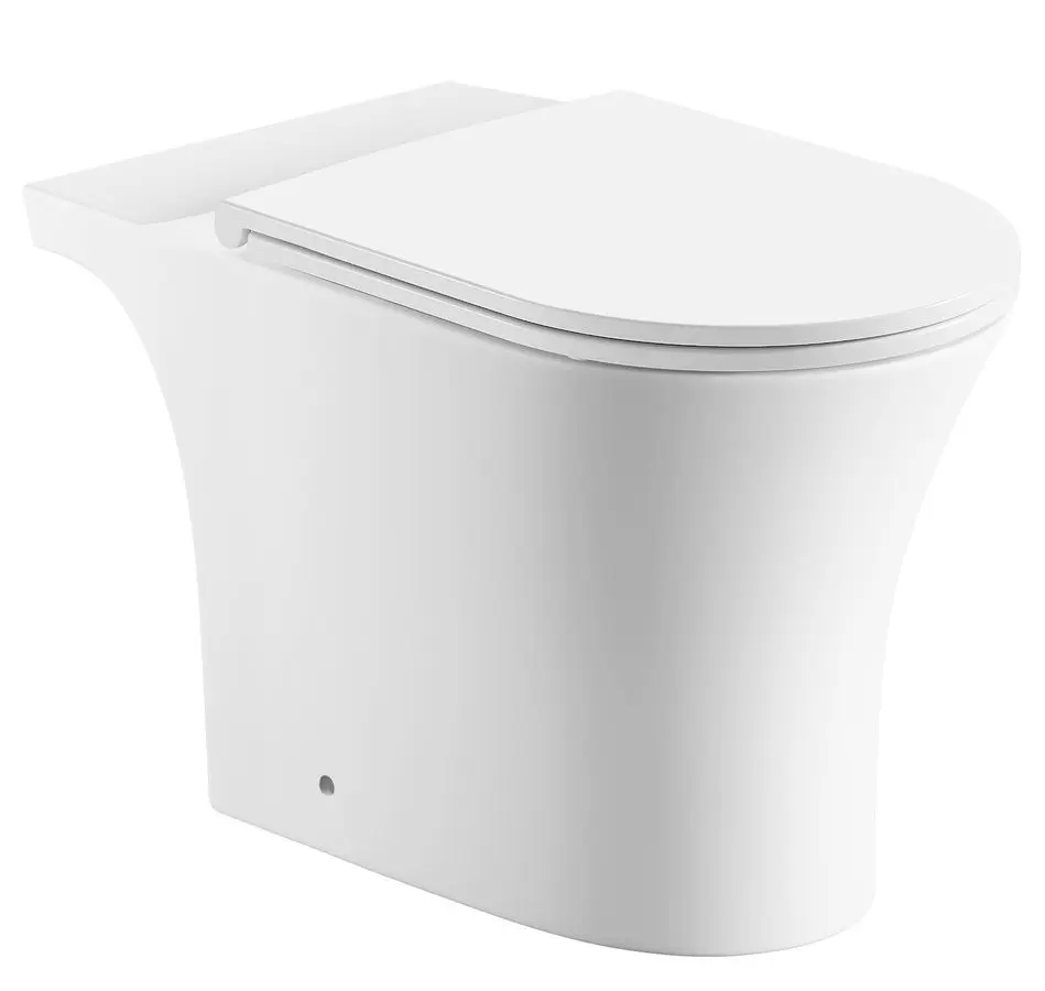 Aqualine VITO WC kombi mísa, Rimless, 61x35,5cm, spodní/zadní odpad, bílá