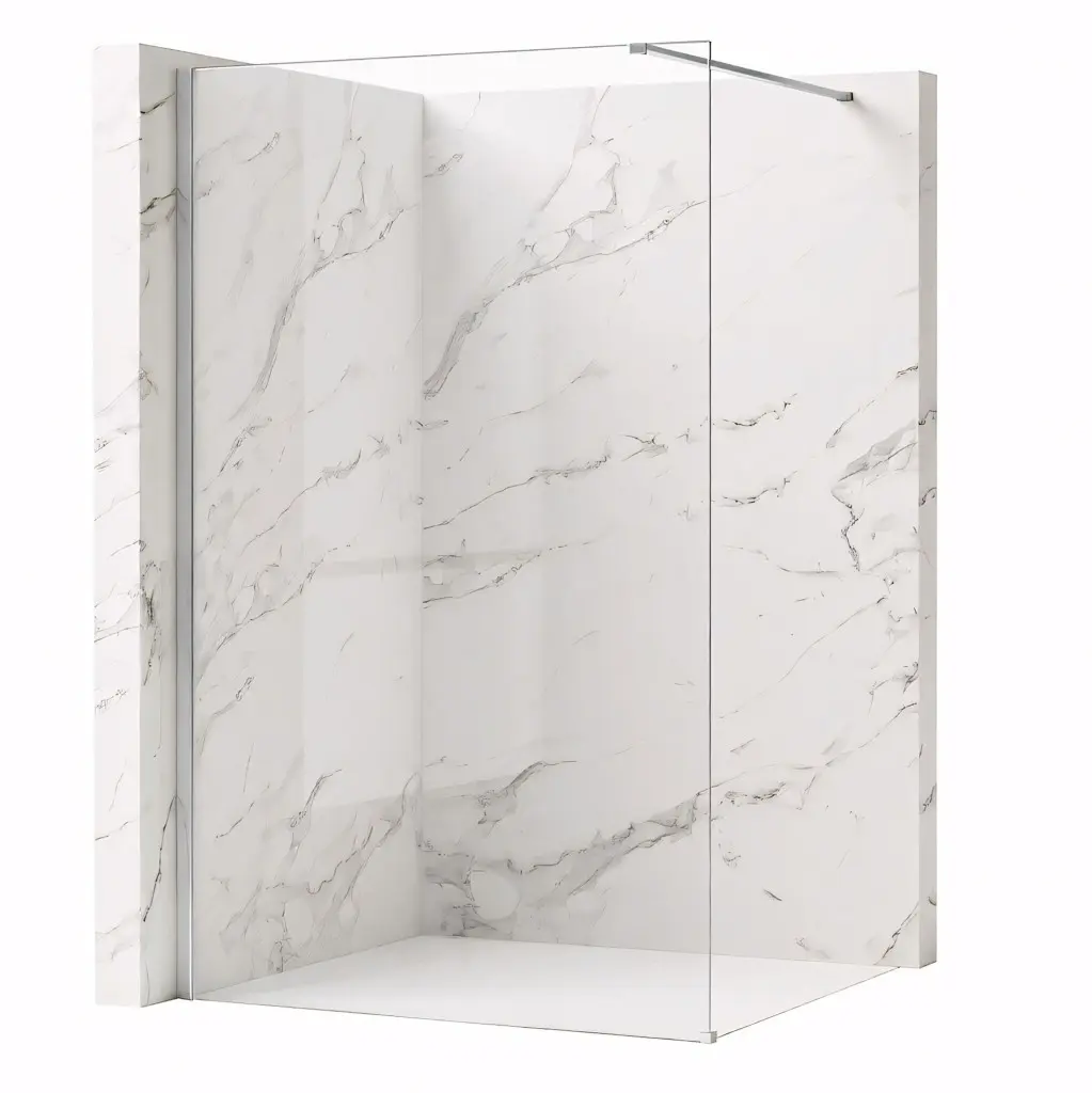 REA/S Sprchová zástěna Flexi Transparent / Chrome 110 KPL-K99061